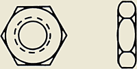 Hexagon Machine Screw Nuts
